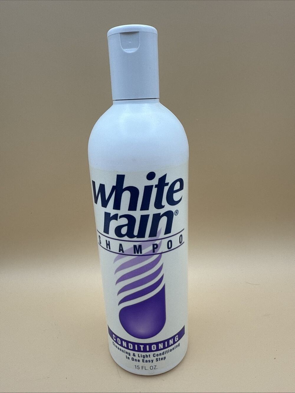 Vintage White Rain Conditioning Shampoo 15 fl oz Gillette 1993 Rare Retro Hair